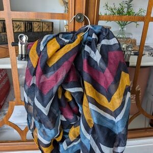 Colorful Chevron Infinity Scarf